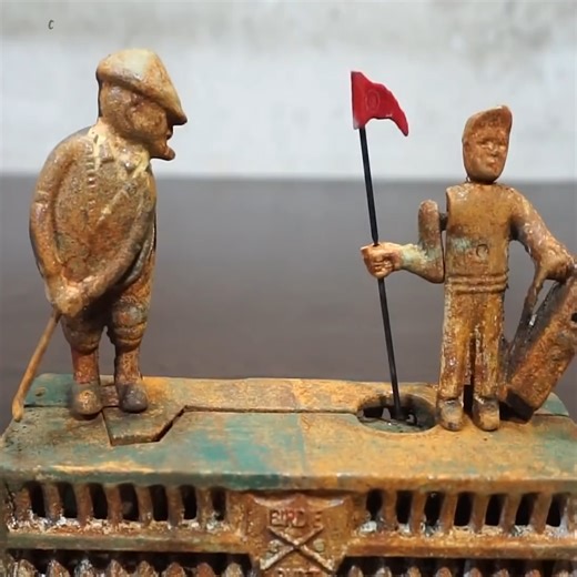 405K views · 525 reactions | The Restoration Journey of a Vintage Mechanical Coin Bank 1 | DIY & Crafts | Facebook