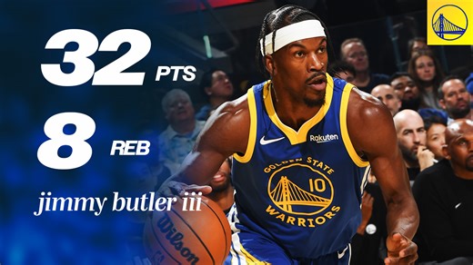Whole lotta Jimmy Buckets in this one 🎥 | Golden State Warriors