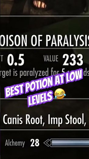 Skyrim Best Potion #skyrim #gaming #elderscrolls
