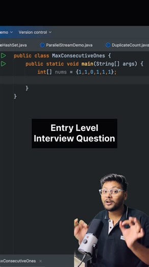 Chetan Ghate on Instagram: "Count Number Of 1’s In Binary Array ✅ . Follow @codesnippet.java ✅ . #java #programming #programmer #code #coding #coder #coders #software #softwaredevelopment #softwareengineer #softwaredeveloper"
