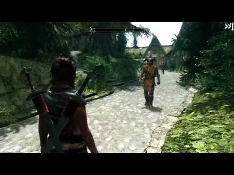 Skyrim-Installing Dual Sheath Redux and Immersive Animations.