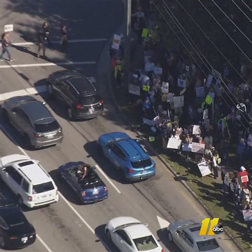 174K views · 6.7K reactions | HAPPENING NOW: Large crowds gather in Cary for the "No Kings" protest, joining nationwide demonstrations against what they describe as President Donald Trump's abuse of power. | ABC11 WTVD | Facebook