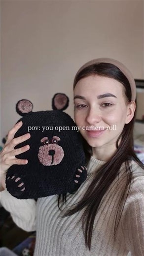 Yarn → Bear Pillow 🧸✨ Crochet Magic