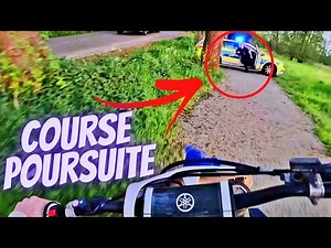 IL MET UNE TEMPÊTE À LA POLICE EN MOTOCROSS😱💨!! COURSE POURSUITE🚨🚔!!