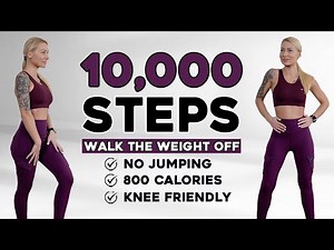 10000 STEPS WALKING WORKOUT | 10K Steps Challenge! 1 Hour Fat Burning Endurance Knee Friendly
