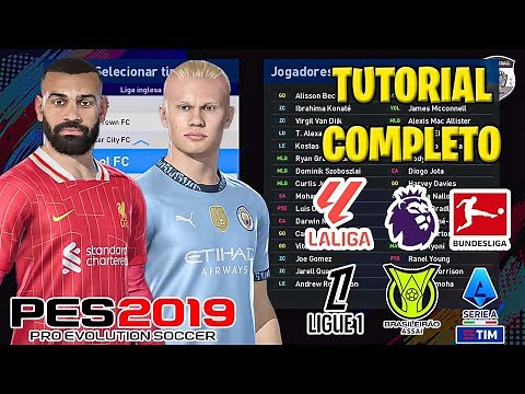 🛠️ TUTORIAL PATCH PES 2019 ATUALIZADO COM EUROPA 2025 E BRASILEIRÃO 2025 ⚽🔥🇧🇷