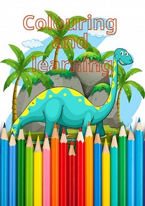 Colouring and Learning Dynosaurs - Etsy