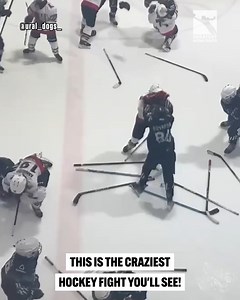 This is the most insane hockey fight you will ever see! 😳 | GreatestHighlights