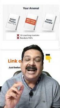 ⚠️ NEET Physics Scam Exposed? 100 Books vs 3 Books 😱 Reality Shock Degi! #shorts