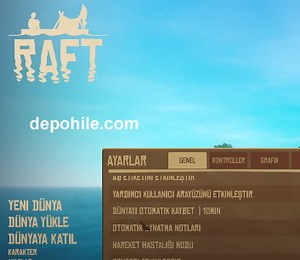 Raft Survival PC Türkçe Yama İndir, Kurulum Güncel Link 2024