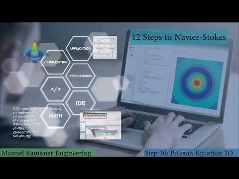12 Steps to Navier-Stokes in Python: Step 10 Poisson Equation 2D