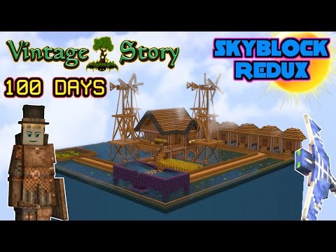 100 Days in Vintage Story: SkyBlock Redux (Mod Release Edition)