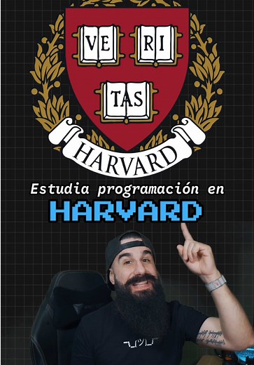 Sígueme en @mouredev 👈 para aprender programación e IA desde cero. No me canso de recomendar el curso de la Universidad de Harvard para aprender a programar. Es uno de los mejores cursos gratis de introducción a la ingeniería de software que existen (y ahora también con una asignatura sobre IA). 11 semanas junto al grandísimo profesor David J. Malan, con apuntes, vídeos, la posibilidad de enviar ejercicios y realizar un proyecto final. Y sí, con certificado si superas el 70% de los ejercicios y