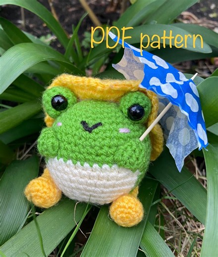 Frog Autumn Yellow Rainhat Wellies Crochet Amigurumi PATTERN - Etsy