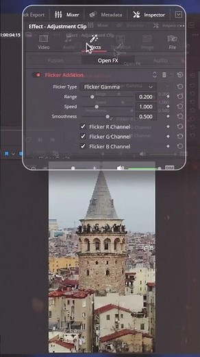 How to create a Flicker Glow Transition in DaVinci Resolve