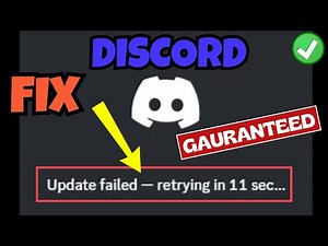 Discord update failed Endless retrying loop FIX
