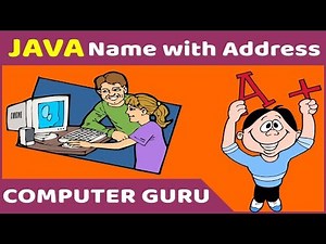 Java Program - 02 Name with Address