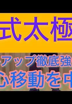 楊式太極拳を徹底レベルアップ強化指導#張紹偉