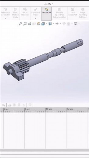 SPUR GEAR DESIGN AND ASSEMBLY IN SOLIDWORKS | PART ASSEMBLY IN SOLIDWORKS | SPUR GEAR DESIGN