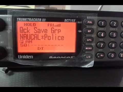 Scanner Uniden policia Naucalpan