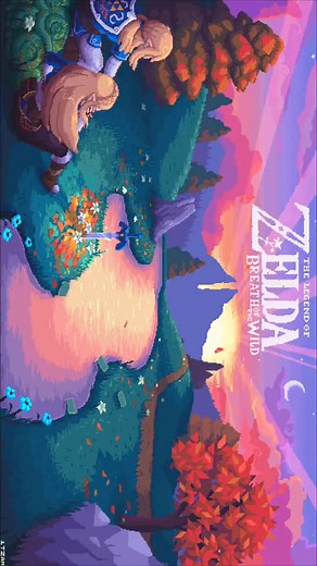Zelda Atardecer 4K PixelArt Live Wallpaper