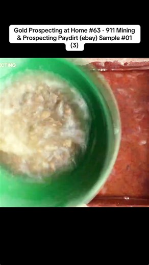 Gold Prospecting at Home #63 - 911 Mining & Prospecting Paydirt (ebay) Sample #01 (3)