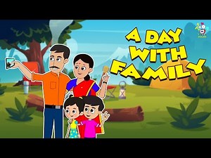 A day with Family | Family Dayout | English Moral Stories | English Animated | English Cartoon
