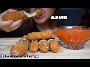 Asmr Huge Mozzarella Sticks (Extreme Eating Sounds) No talking | Asmr SA Eats