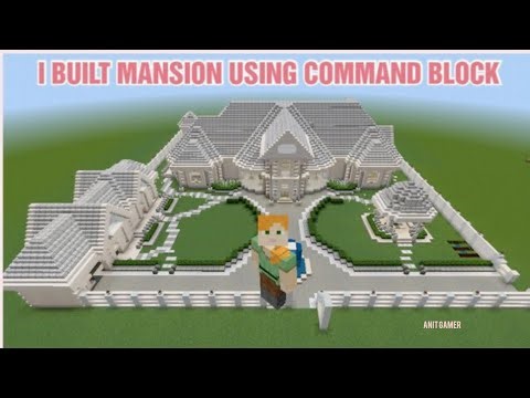 How to make a house in Minecraft using Command Block