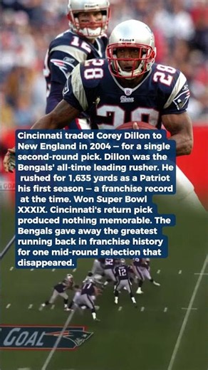 2nd-Round Pick. 0 Stars for Cincinnati. He Won Super Bowl XXXIX in New England.