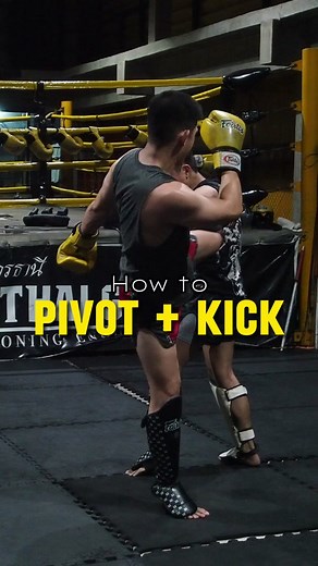 How to ฉากแล้วเตะ | How to pivot kick. #muaythai #muaythaibasics #muaythaitechniques #muaythaionline ====================== #fightclubmuaythaigym #เรียนมวย #เรียนมวยไทยลดน้ำหนัก #เรียนมวยไทยอุดร #ลดน้ำหนัก #weightloss #muaythaifitness #muaythaiboxing #ออกกำลังกาย #muaythaitraining #muaythaiworkout #kickboxingworkout