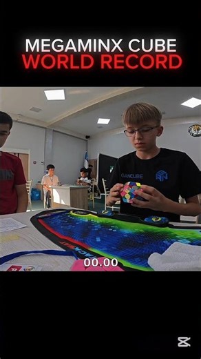 Megaminx Cube World Record #shorts