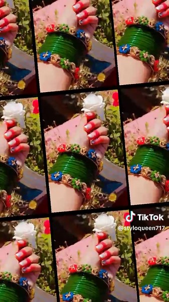 Colorful Fabric Bangles: A Visual Showcase