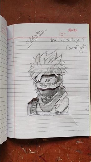 The Copy Ninja's Gaze ⚡#shorts #art