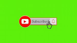 Subscribe Button, Green Screen, Green Screen Subscribe Button. Free Stock Video
