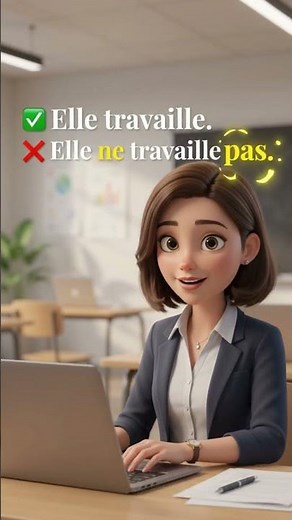 La négation en français : NE… PAS | Français A1 #apprendrelefrançais #Négations #FrançaisDébutant
