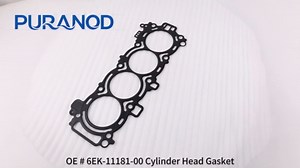 6EK-11181-00 Cylinder Head Gasket Replacement for Yamaha Outboard 115HP