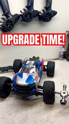 Mini Kraton got an upgrade!! 🛞 🔥 #shorts #arrma #rccar #rcupgrade