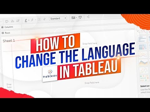 How to Change the Language in Tableau Desktop