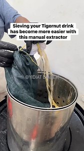 161K views · 1.7K reactions | Sieving your Tigernut drink has become more easier with this manual extractor and the engineer’s details will be in the comments below  #facebookpost #fblifestyle #diemdrinks #foryoupage | Yidiat Diadem | Facebook