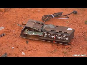 GE Clock Radio Destruction