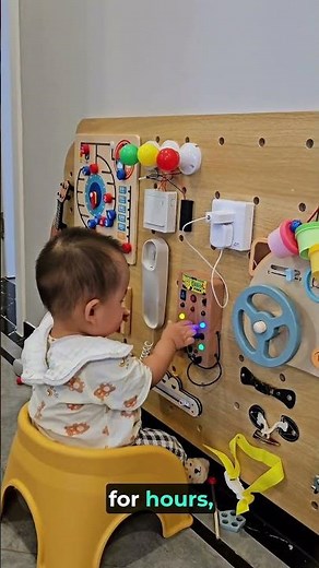DIY Busy Board for Happy Babies