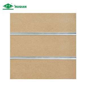 [Hot Item] Slatwall MDF Panels with Aluminum Trough