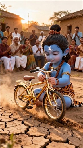 Power of Bhakti Shiva’s Golden Cycle #shiv #cycle #ai #shorts
