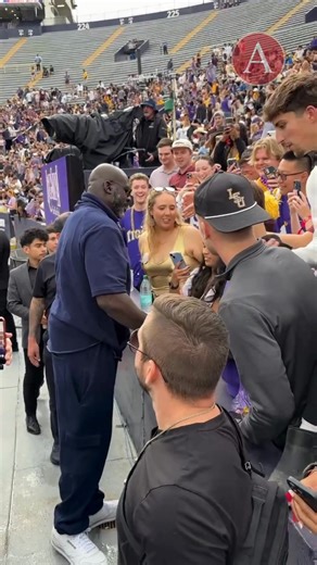 Shaquille O'Neal greeted the LSU student section ahead of the Tigers' football game vs. Texas A&M. The game, which starts at 6:30 p.m., is one LSU realistically needs to win to keep its College Football Playoff hopes alive. Follow our coverage at theadvocate.com. | LSU Sports from The Advocate