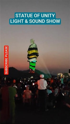 STATUE OF UNITY LIGHT AND SOUND SHOW | Gujrat | #statueofunity