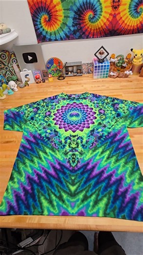 Northern Lights V combo #handmade #artprocess #tiedye #fyp