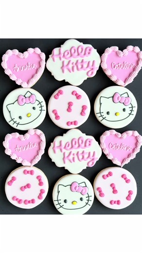 Hello Kitty Birthday Cookies Set: Sweet Treats for Fans
