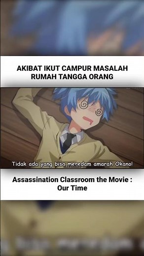 nagisa kena lempar..😭 || assassination classroom #animeedit #assasinationclassroom