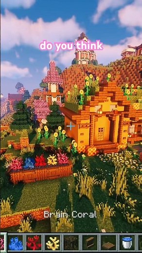 How To Keep Corals From Dying In Minecraft!#minecraft #minecraftshorts #minecrafttutorial #tutorial